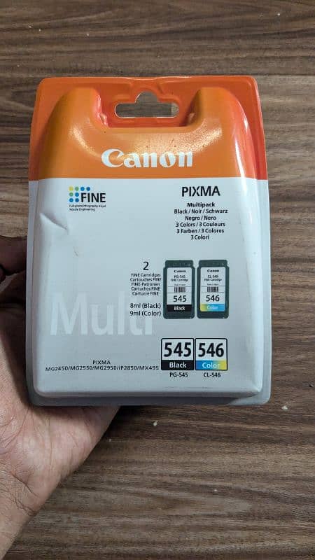 Canon PG 545 CL 546 black & colour original ink cartridge multipack 1