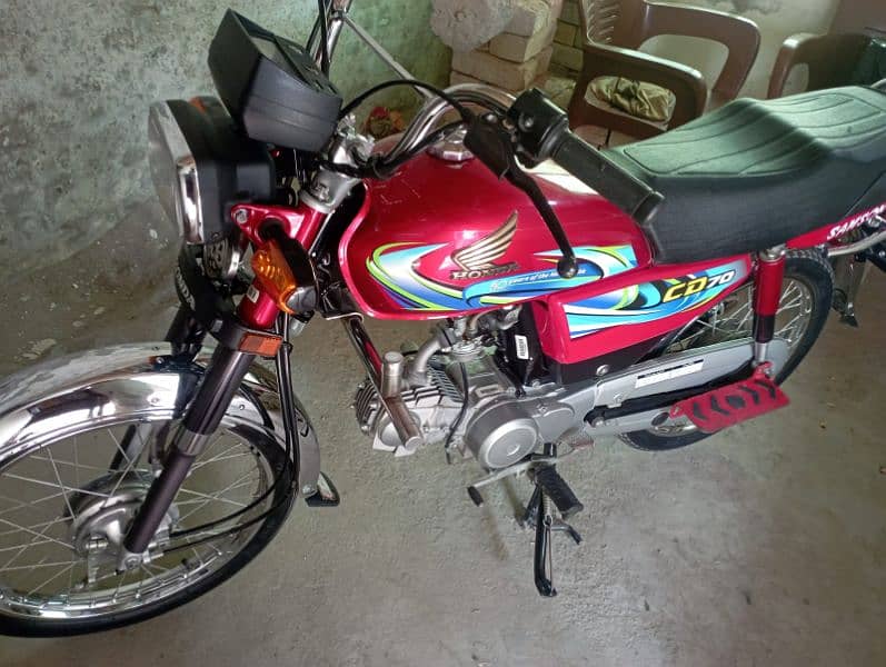 Honda CD 70 new bike for urgent sale 2