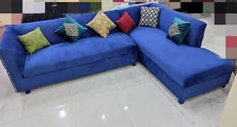 L Shaped Sofa Set with Matching Table