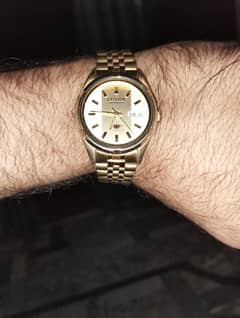 Automatic 21 Jewels Citizen Golden 8200 eagle 7 original movement.