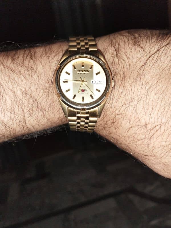 Automatic 21 Jewels Citizen Golden 8200 eagle 7 original movement. 0