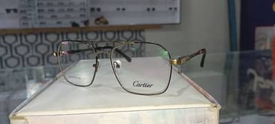 Original Cartier branded glasses light weight comfortable and reliable