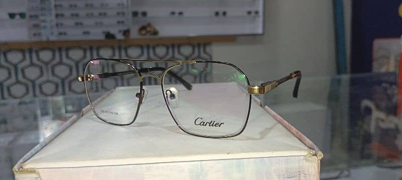 Original Cartier branded glasses light weight comfortable and reliable 0