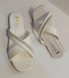 new ladies Slipper's only white colour are available . .