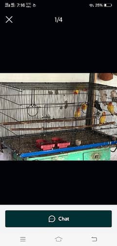 3 portion cage per portion 3000/- & 3 front 1.5x1.5