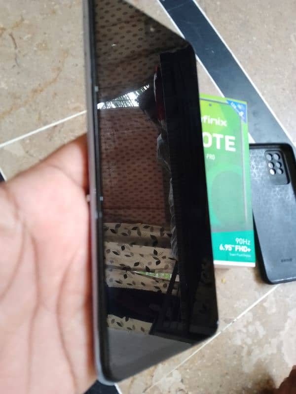 Infinix note 10 pro with box and charger 6