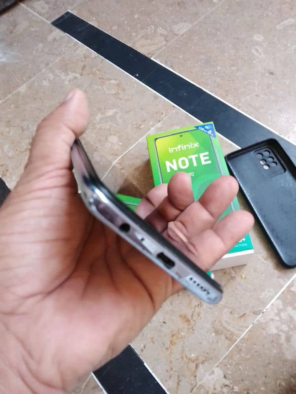 Infinix note 10 pro with box and charger 12