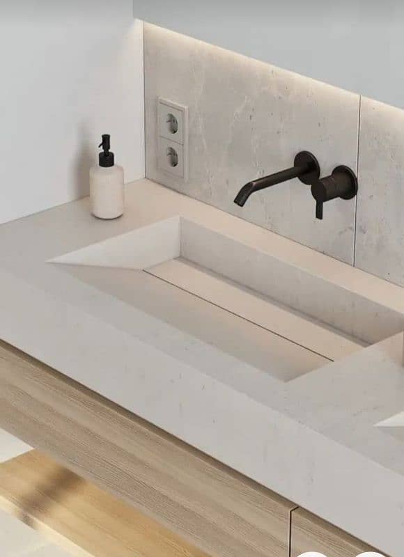 Corian Basin vanity 0