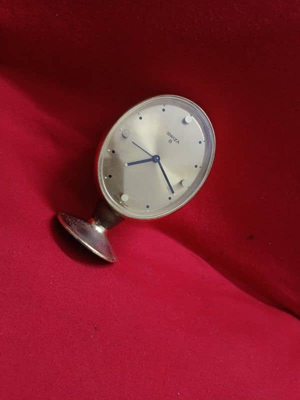 vintage swiza Table clock . swiss made 1