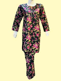 khaddar 2pc suit