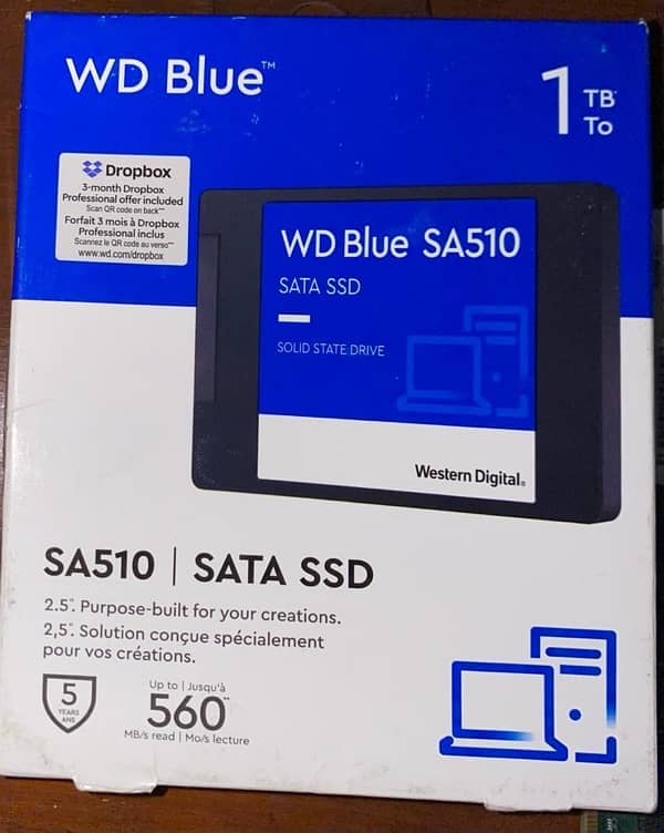 1 TB SSD WD SA510 0