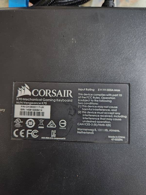 corsair rgb k70 gaming keyboard original 7