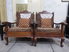 Solid Wood Sofa Set 3+1+1