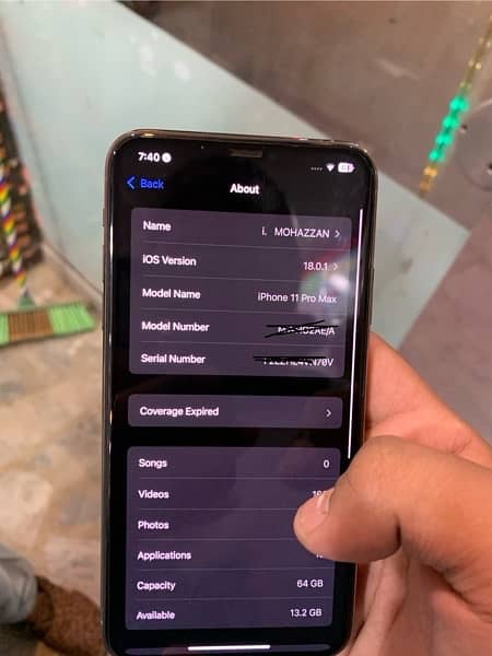 Iphone 11 pro max 64gb 10by10 condition 3