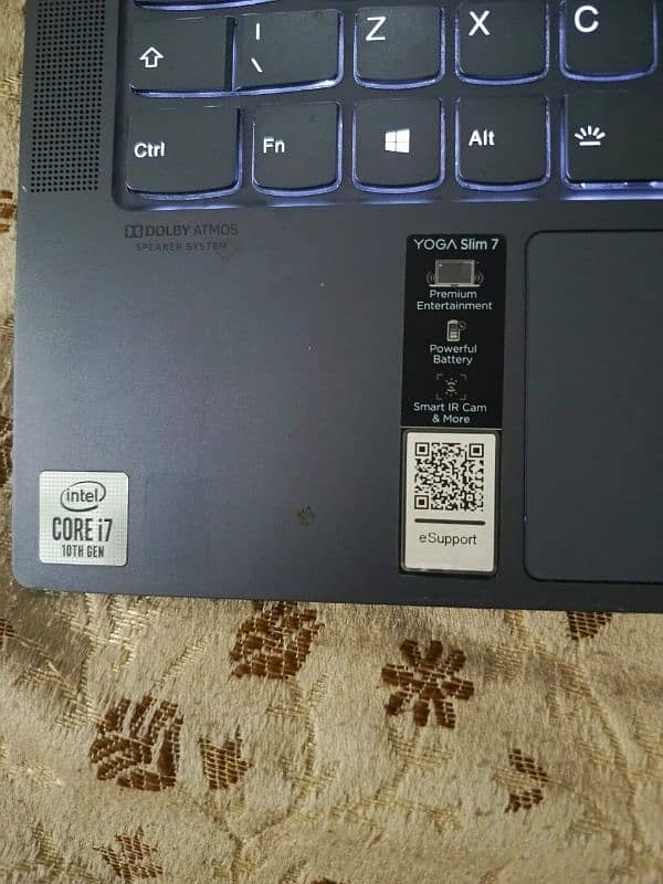 Lenovo core i7 10th gen yoga slim 7 1