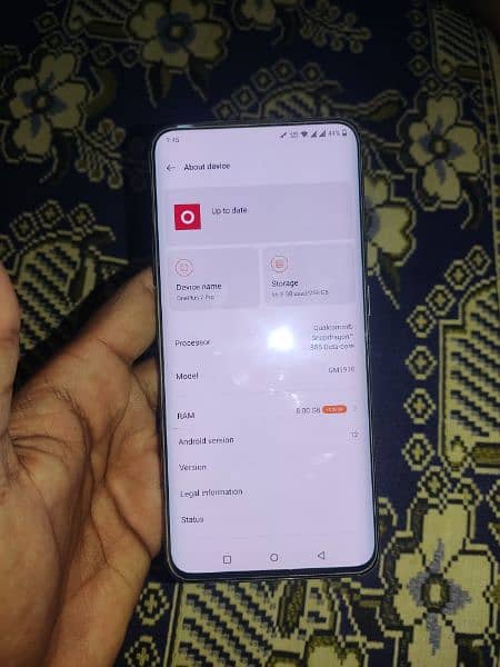 one plus 7pro 8gb ram 256 gb rom official approved 3