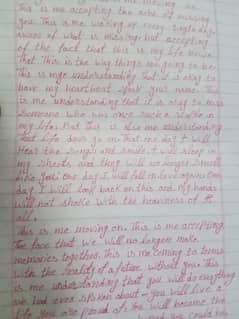 hand writing assaiment work