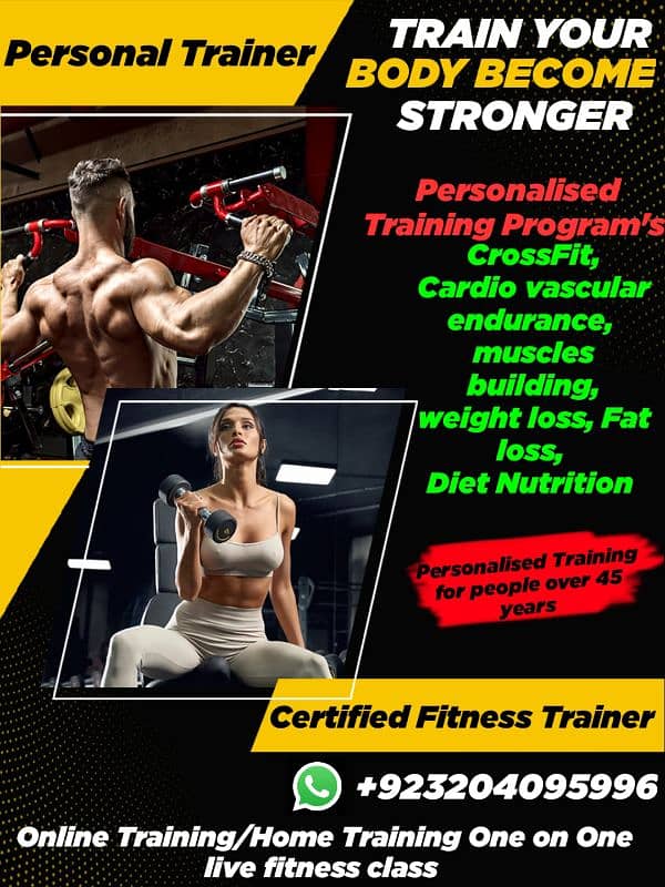 Home fitness training online fitness training 2