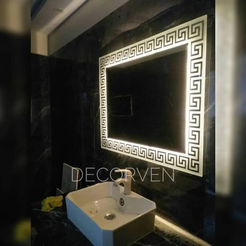 Led Mirror, Mirror, Decor, Round Led Mirror, Make Up Mirror 9