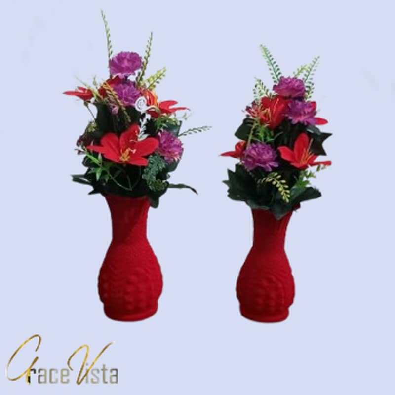 Artificial Flowers (2 Pieces)| Flowers for Home Decoration | Flowers 0