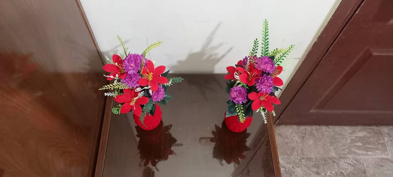 Artificial Flowers (2 Pieces)| Flowers for Home Decoration | Flowers 1