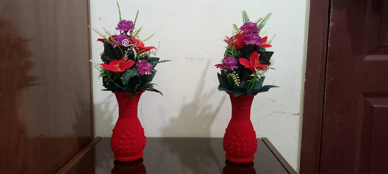 Artificial Flowers (2 Pieces)| Flowers for Home Decoration | Flowers 2