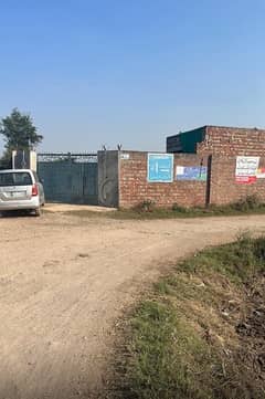 150 marla corner land with boundary wall and gate