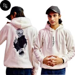 Printed Hoodie's For Men Comfortable 100% Fleece 3 Color Available