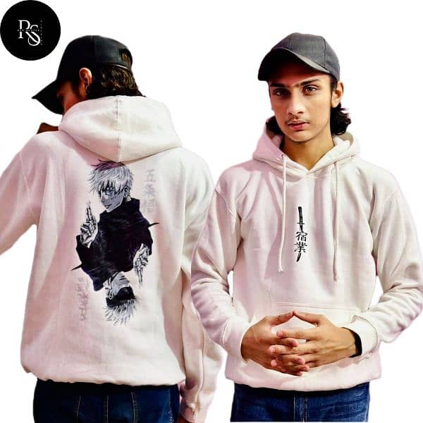 Printed Hoodie's For Men Comfortable 100% Fleece 3 Color Available 0