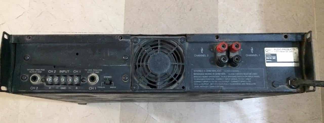 QSC Professional Amplifier (Model No - MX 1500a) 1