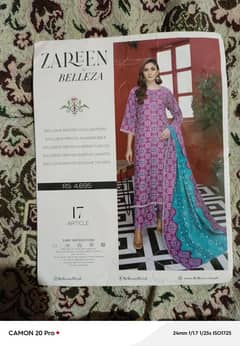 All over Khaddar shalwar kameez 3piece Zareen by Belleza