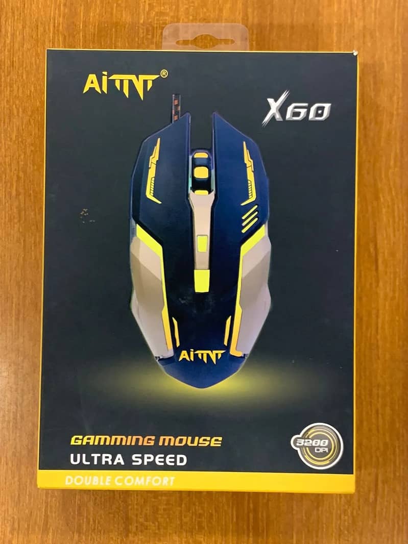 AiTNT X60 RGB Ultra Speed Gaming Mouse Mechanical Mouse 0