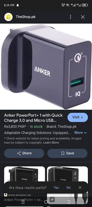 Anker 3.0 Quick Charging Adapter 3