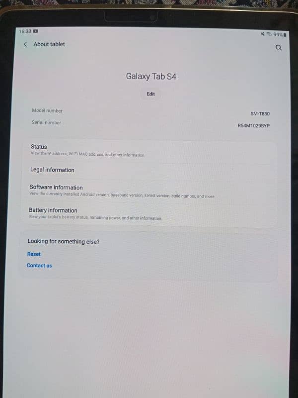 SAMSUNG TAB S4 1