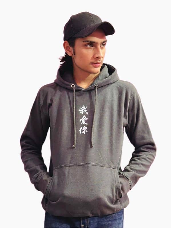 Printed Hoodie's For Men Comfortable 100% Fleece 3 Color Available 9