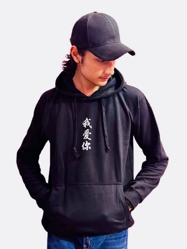 Printed Hoodie's For Men Comfortable 100% Fleece 3 Color Available 13