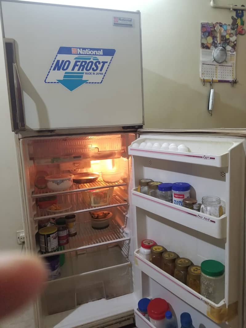 Refrigerator and Freezer National No Frost Made in Japan Extra Large 7