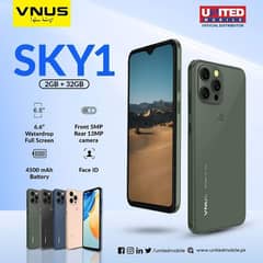 only one week used mobile with Brand warranty/VNUS-sky1  for sale