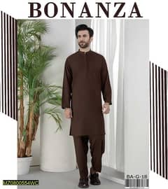 Men's Unstitched Cotton Suit