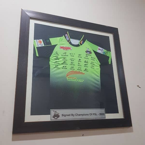 PSL Champions 2022 Signed T Shirt for sale 3