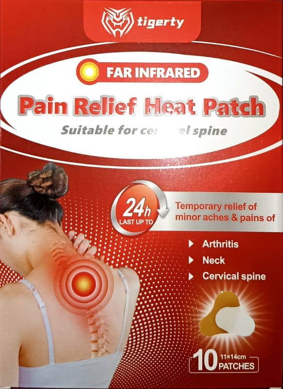 pain relief infrared heat patch (pack of 10/ 2