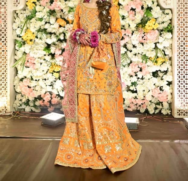 Bridal Maxi / walima dress / wedding / Party / Dress / designer mexi / 0