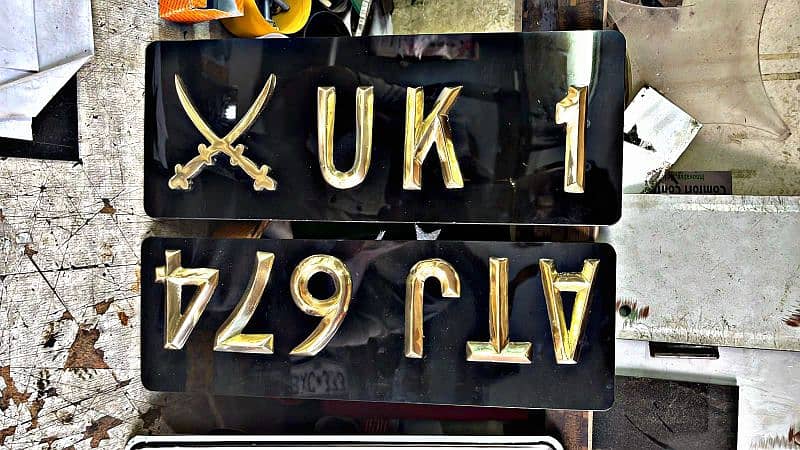 number plates castomise 03473509903 9