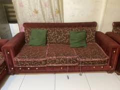 urgent sell sofa set 5 sitter sofa set