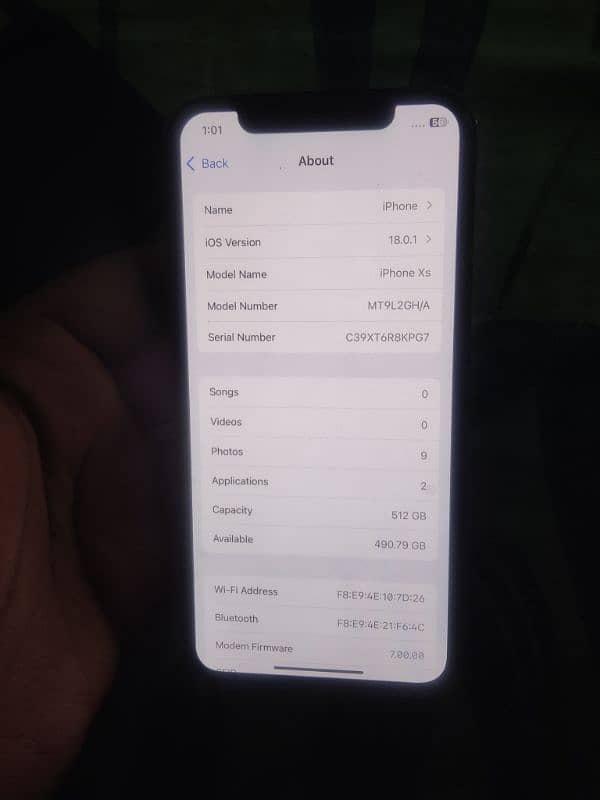 Iphone Xs 512gb 10/10 condition 0