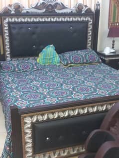 King bed with side table