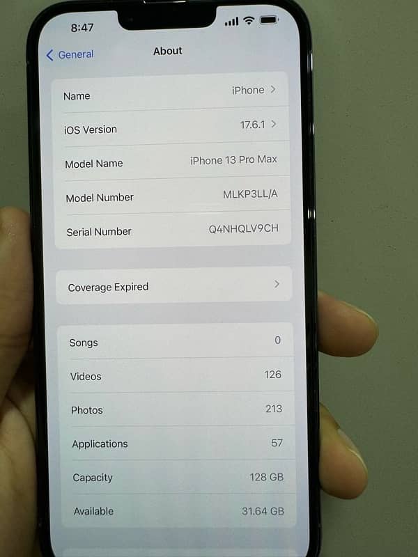 Iphone 13Pro Max 128gb 7