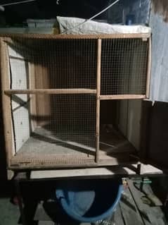 big wooden cage