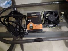 Wireless network adapter and CPU colling fan for sale