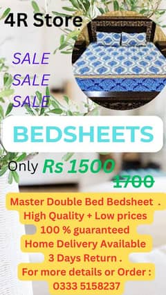 3pc  DOUBLE BEDSHEETS Master